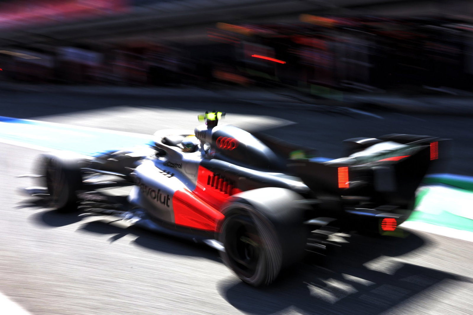 Audi fitted a new V6 to its cars in Barcelona