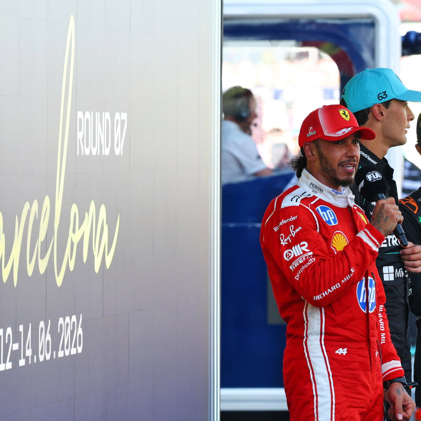 Hamilton secured a famous first win as a Ferrari driver 
