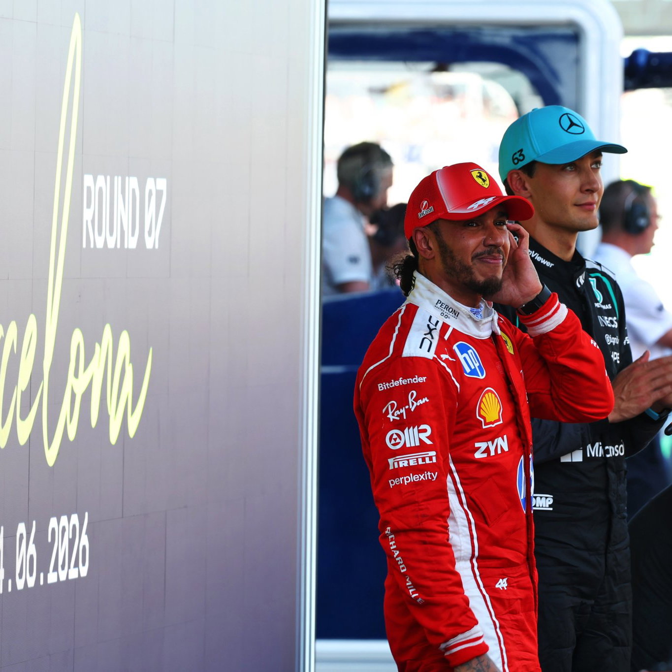 Hamilton in Barcelona