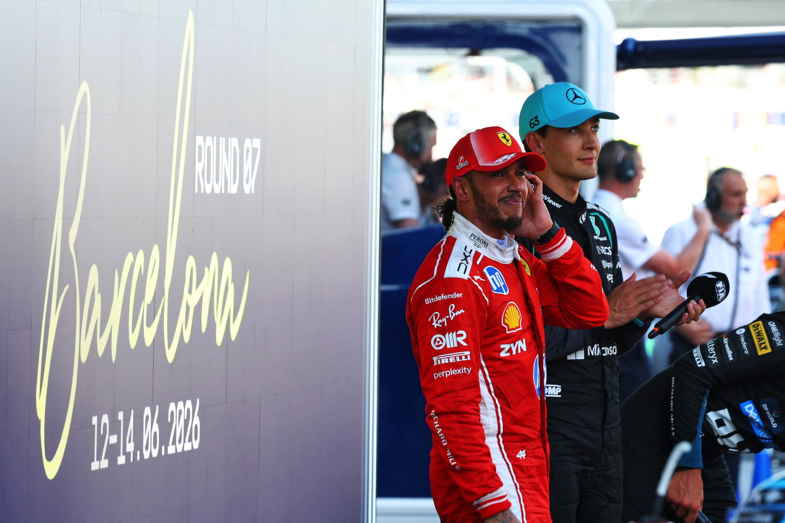 Hamilton in Barcelona