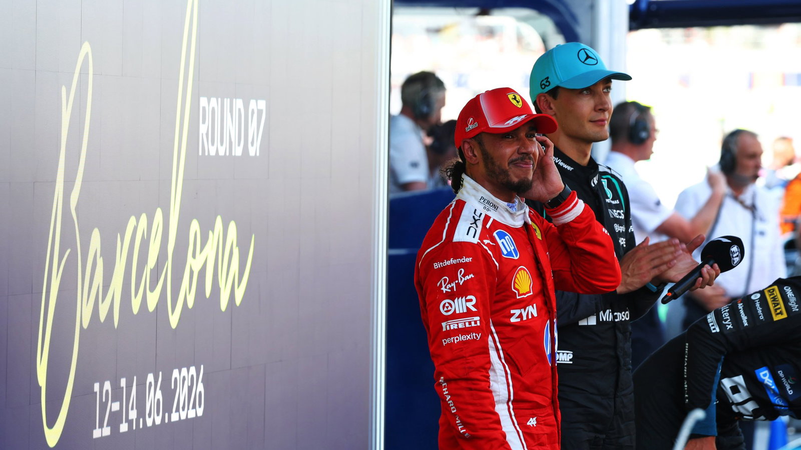 Hamilton in Barcelona