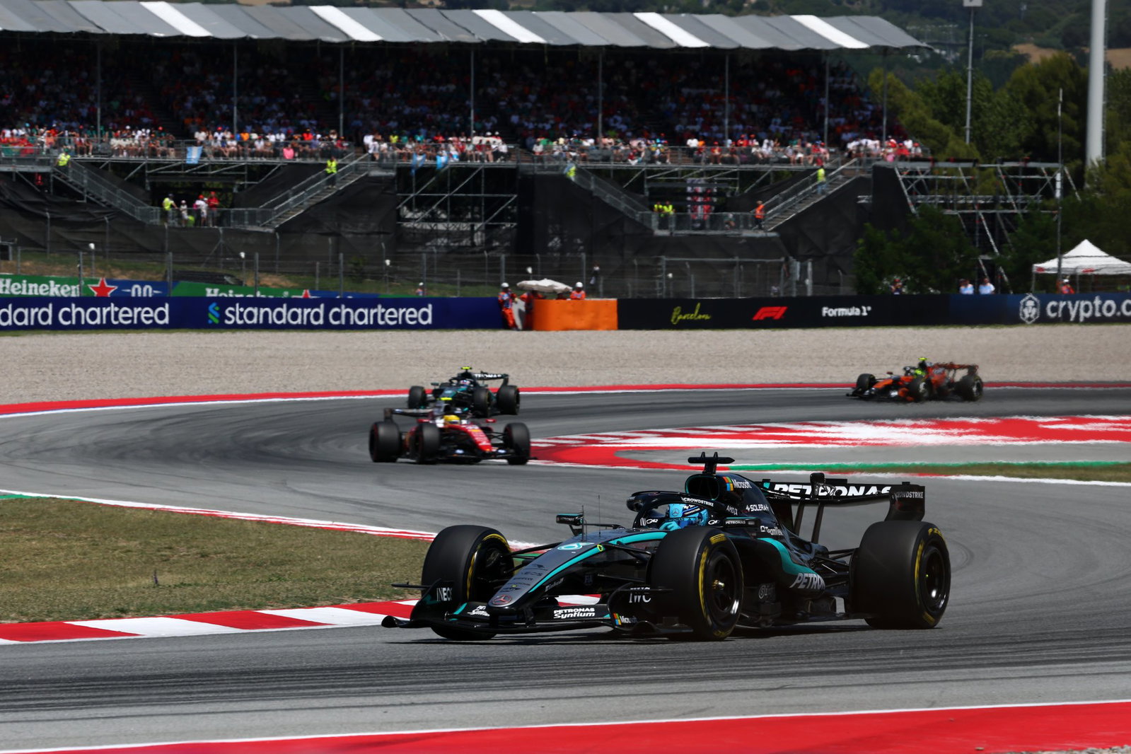 Russell struggled for pace when it mattered
