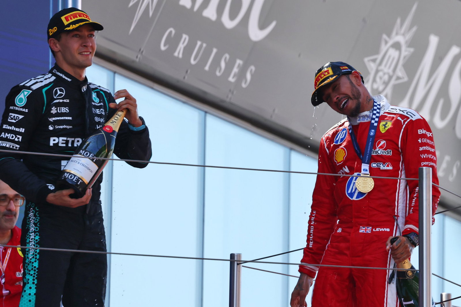 Russell thinks Hamilton had the pace to win anyway