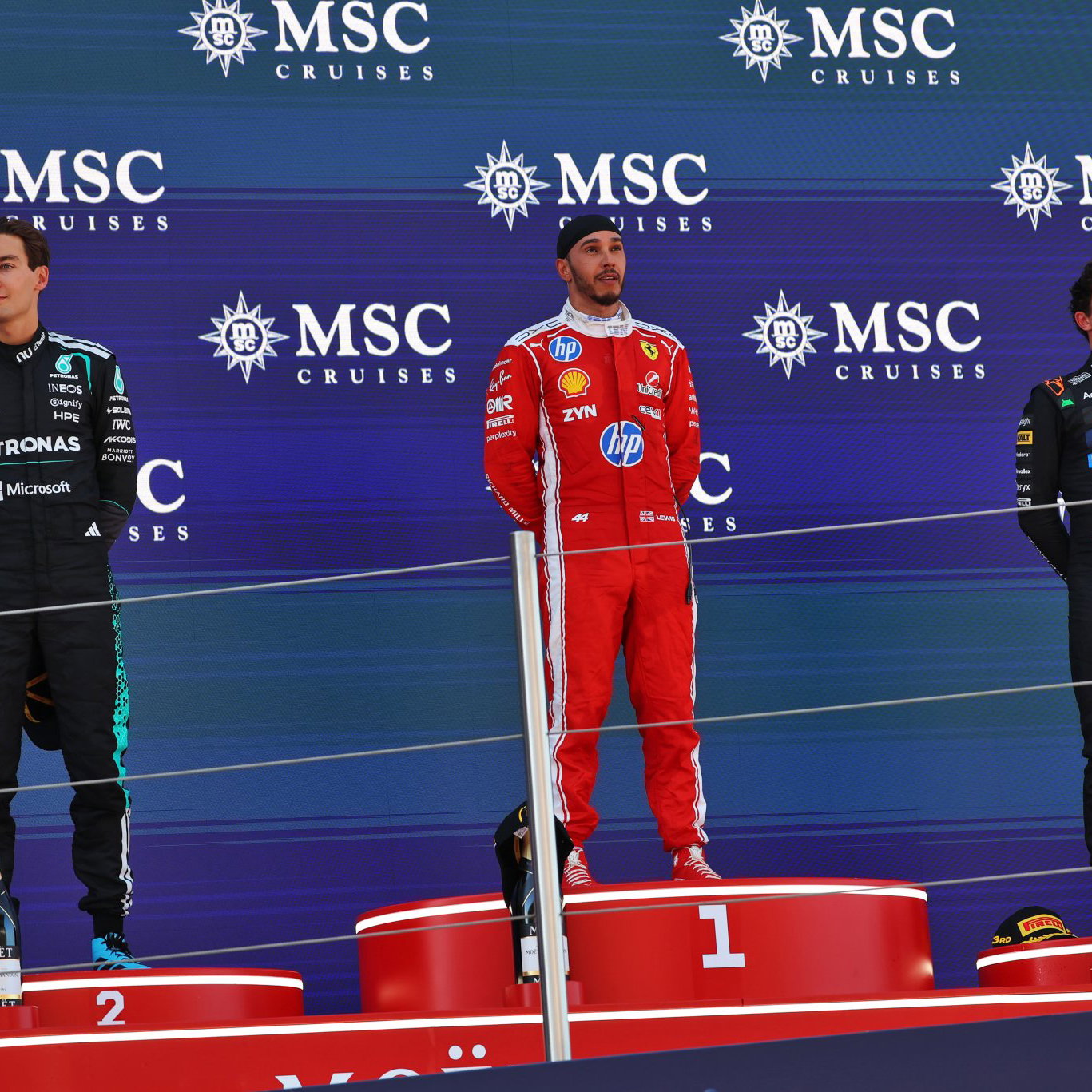 F1 had its first all-British podium since 1968
