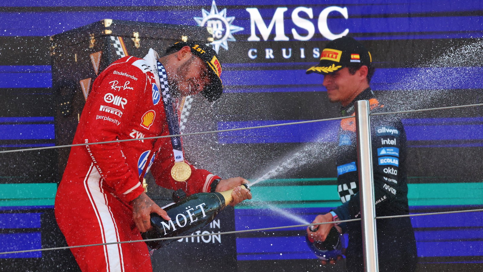 Hamilton in Barcelona
