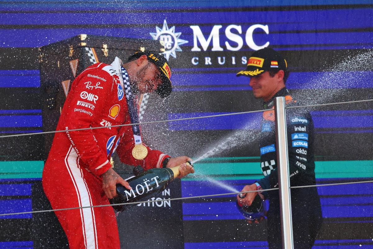 Jacques Villeneuve hails "aggressive" Ferrari approach for F1 record-extending Lewis Hamilton success