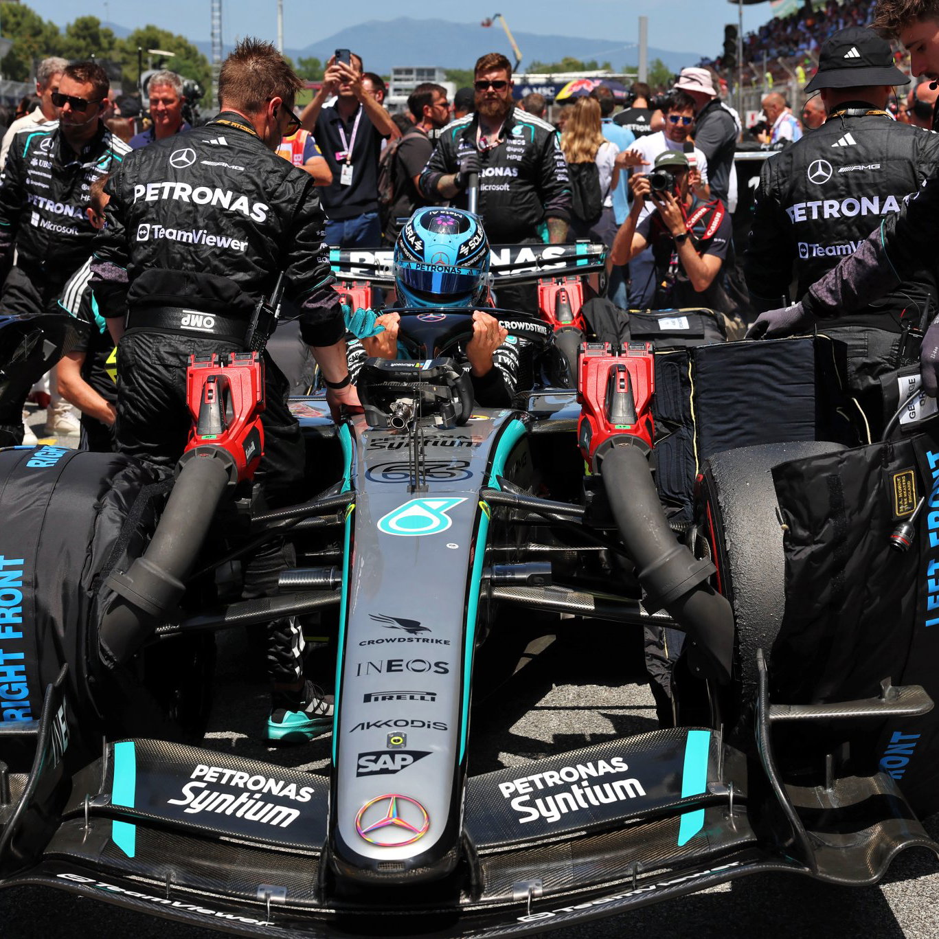 Mercedes is leading the way in both world championships 
