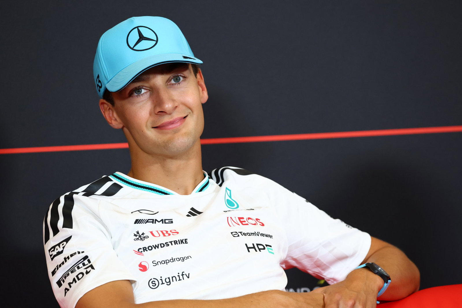 Russell has been impressed by Ferrari's improvements 