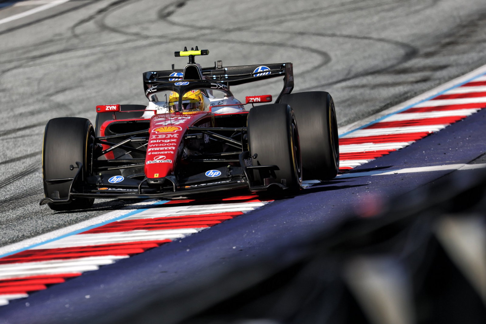 Hamilton did run the device on his SF-26 in Austria practice 