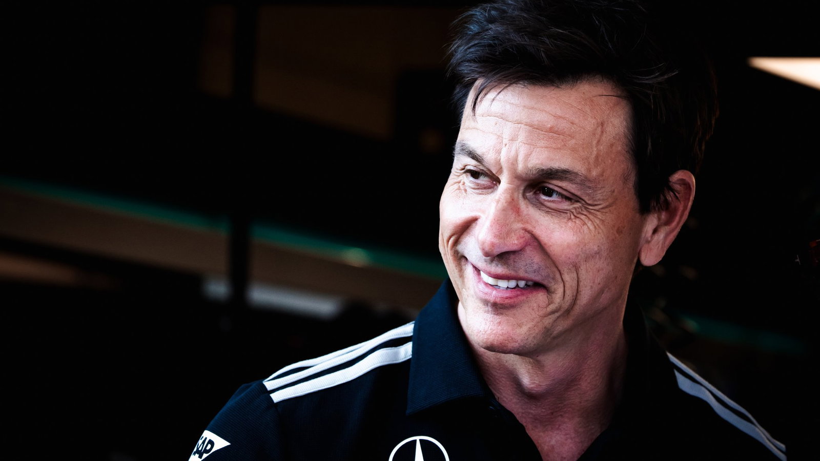 Wolff was all smiles on Saturday in Austria