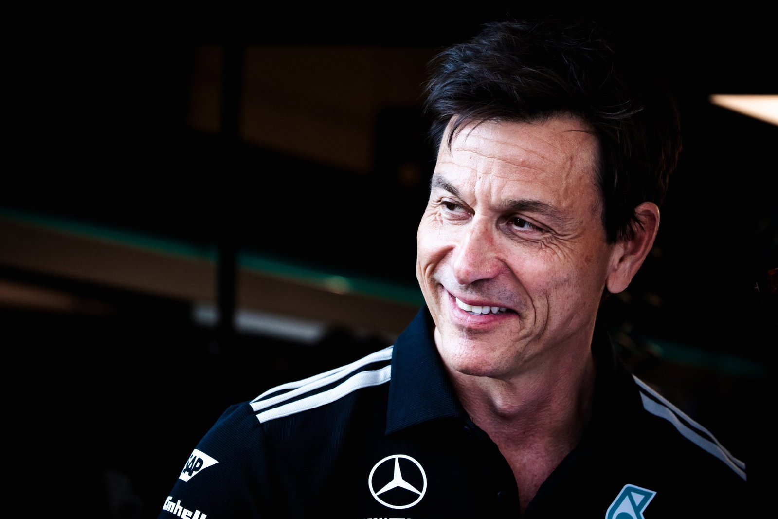 Wolff was all smiles on Saturday in Austria
