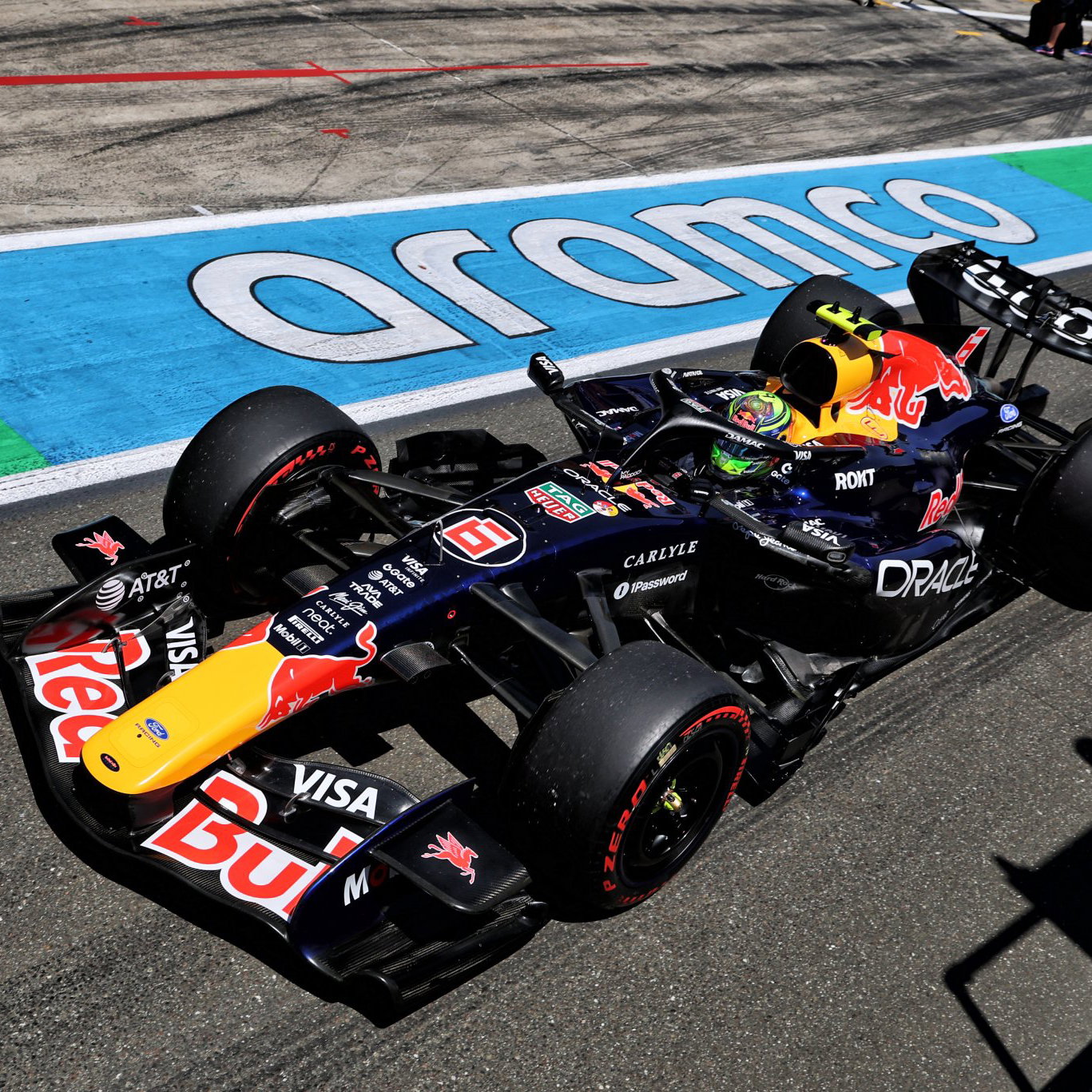 Hadjar was a frustrated eighth in qualifying 