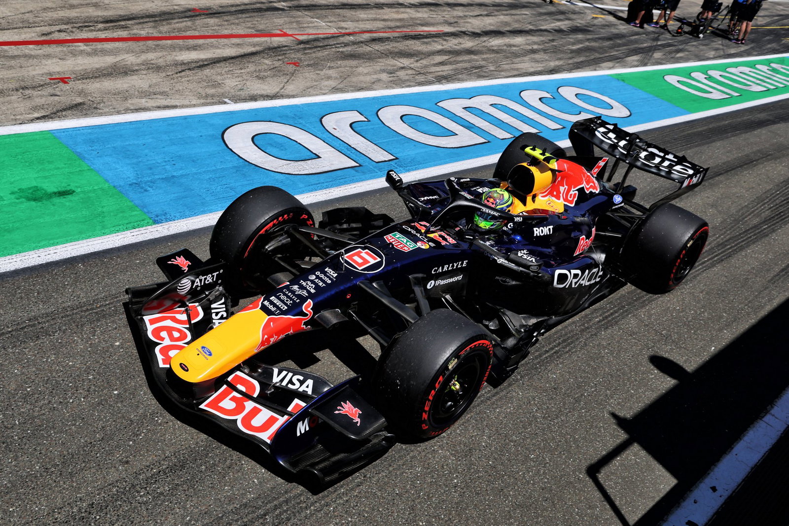 Hadjar was a frustrated eighth in qualifying 