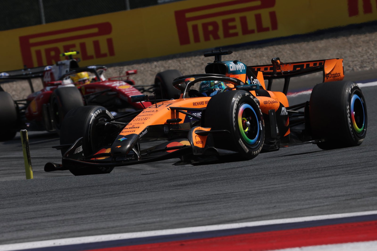 Piastri beat both Ferraris 