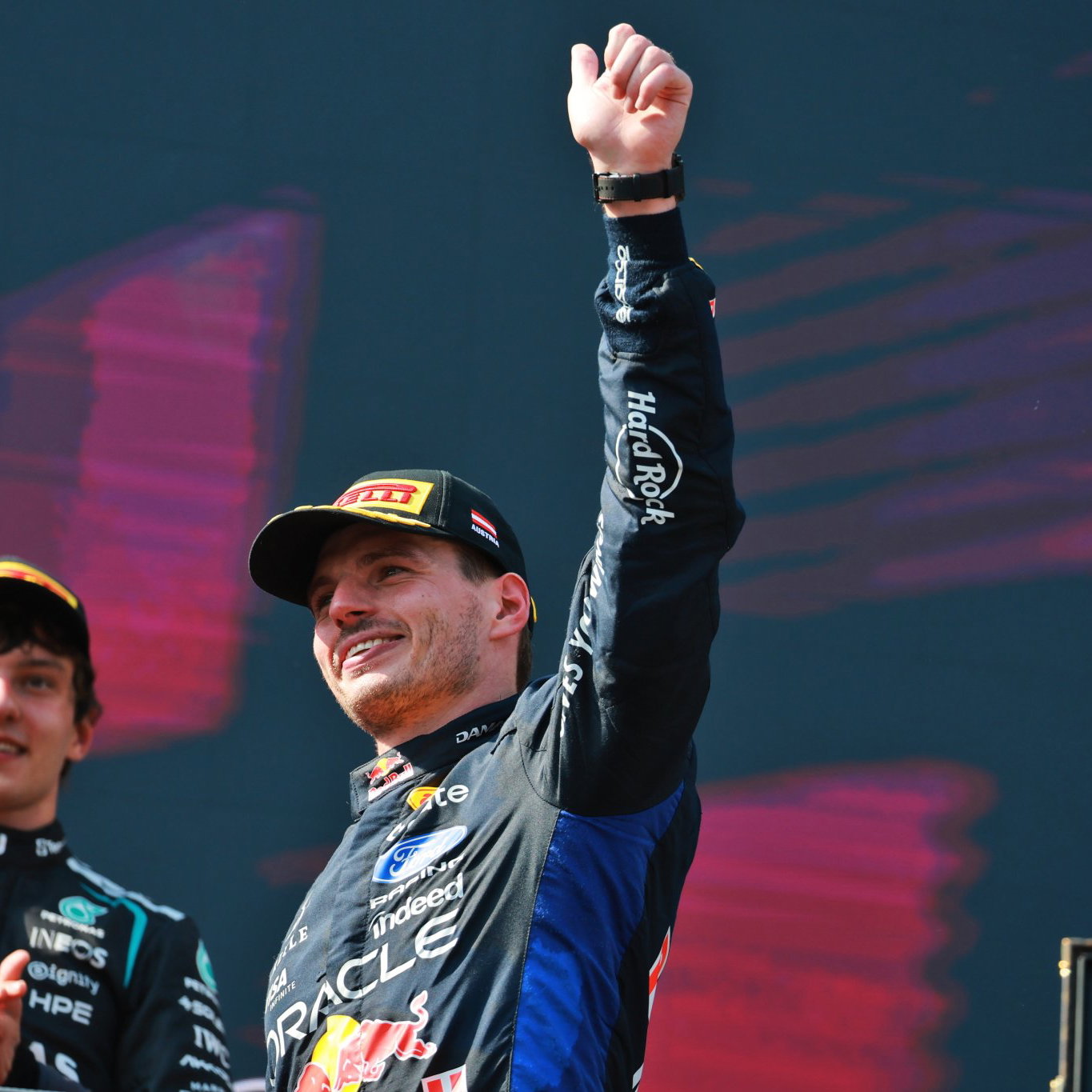 Verstappen celebrates in Austria