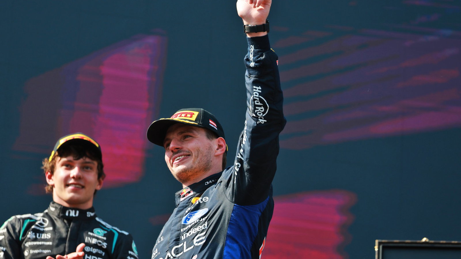 Verstappen celebrates in Austria