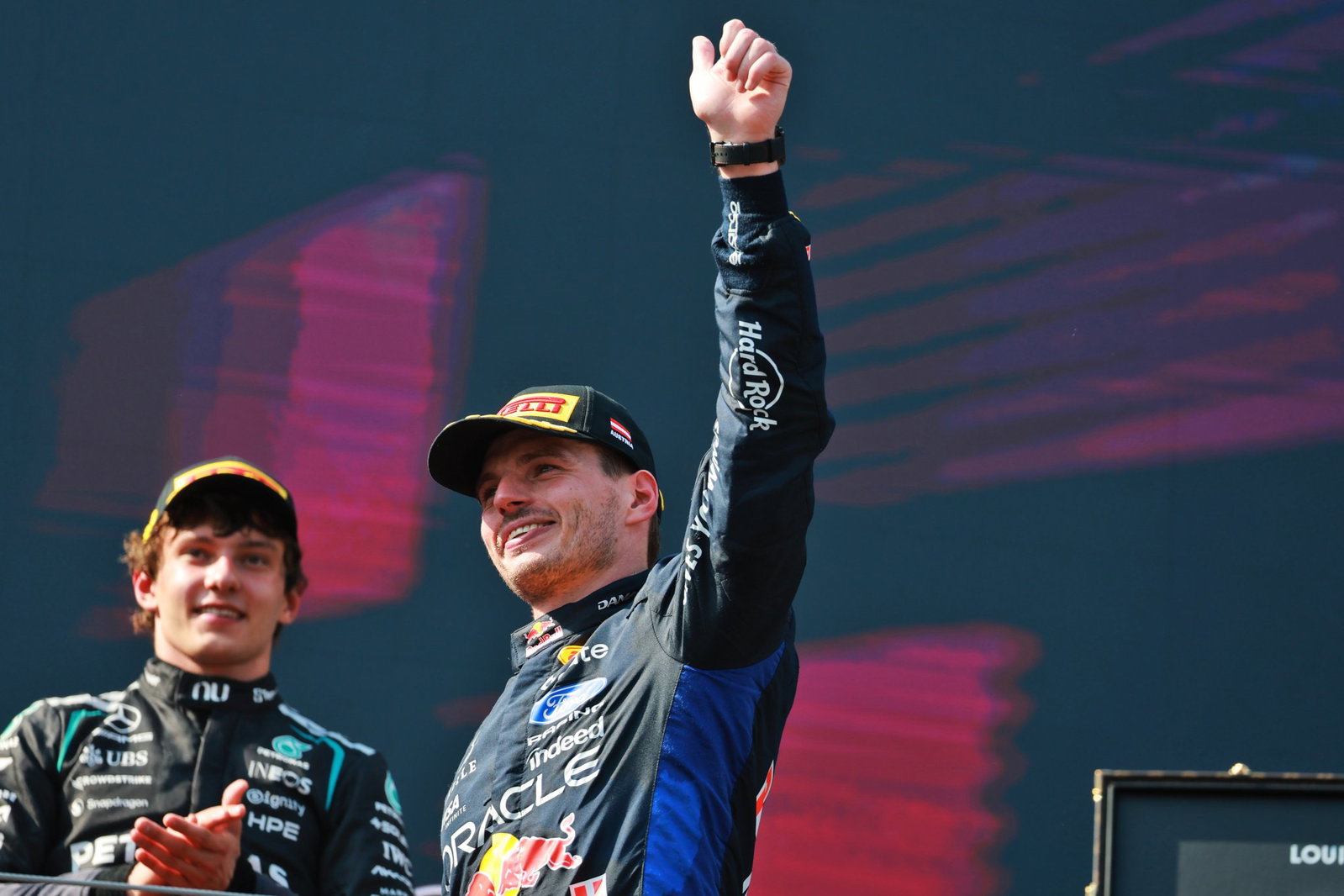 Verstappen celebrates in Austria