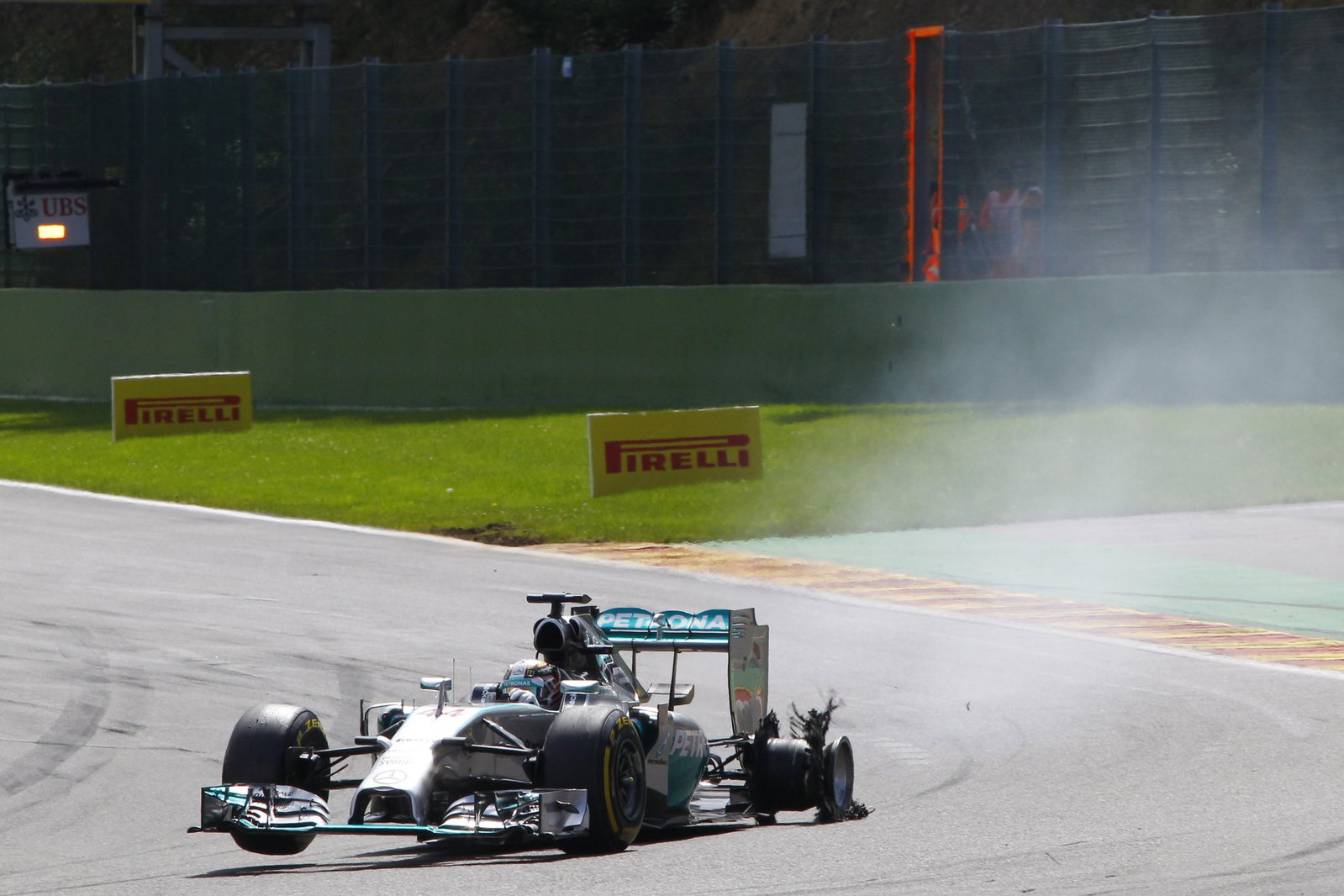 Hamilton paid a heavy price for the Spa contact