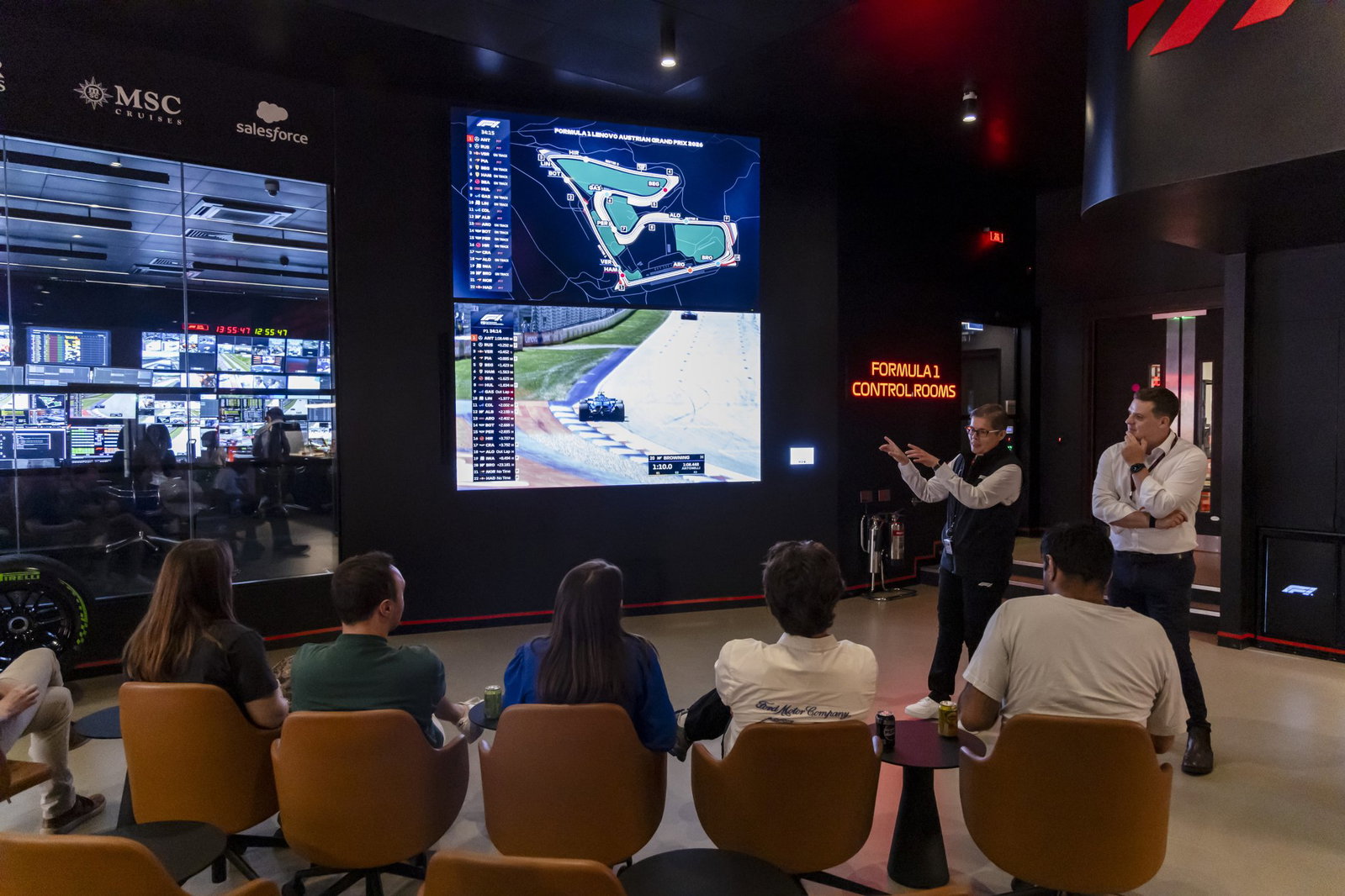 Media were invited to watch the team in action during a live Free Practice session 