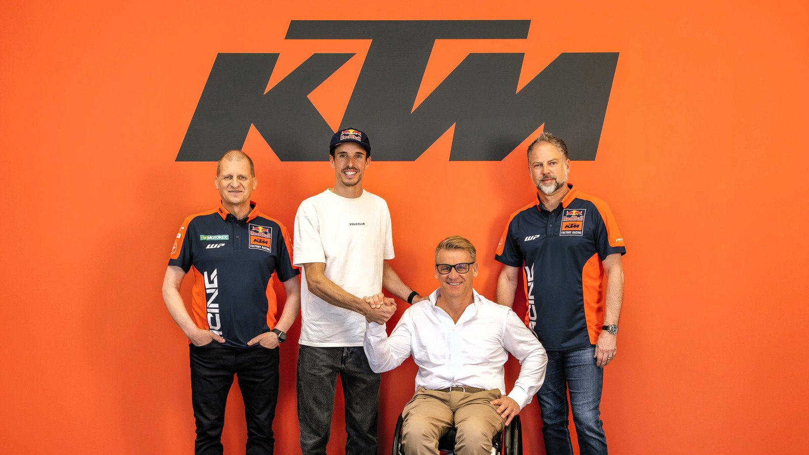 Aki Ajo, Alex Marquez, Pit Beirer, Jens Hainbach. KTM 2027.