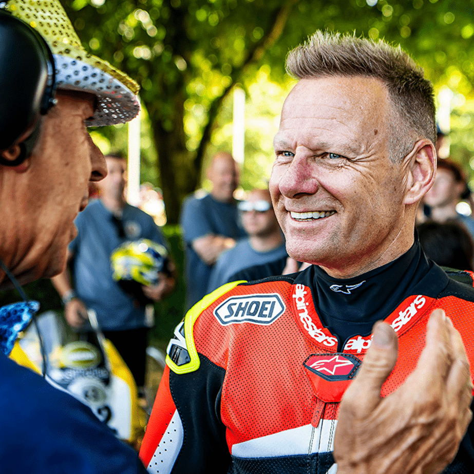 Shane Byrne at 2026 Goodwood Festival of Speed. Credit: Ducati UK.
