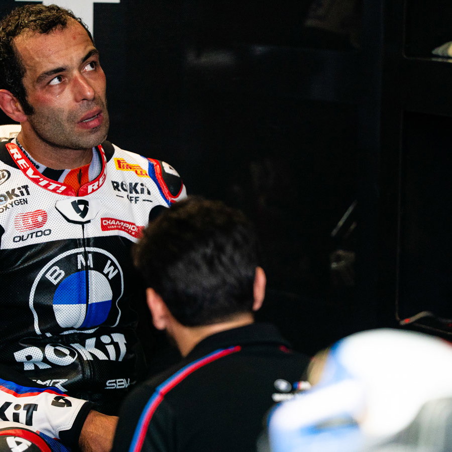 Danilo Petrucci, 2026 UK WorldSBK, pit box. Credit: Tony Goldsmith.