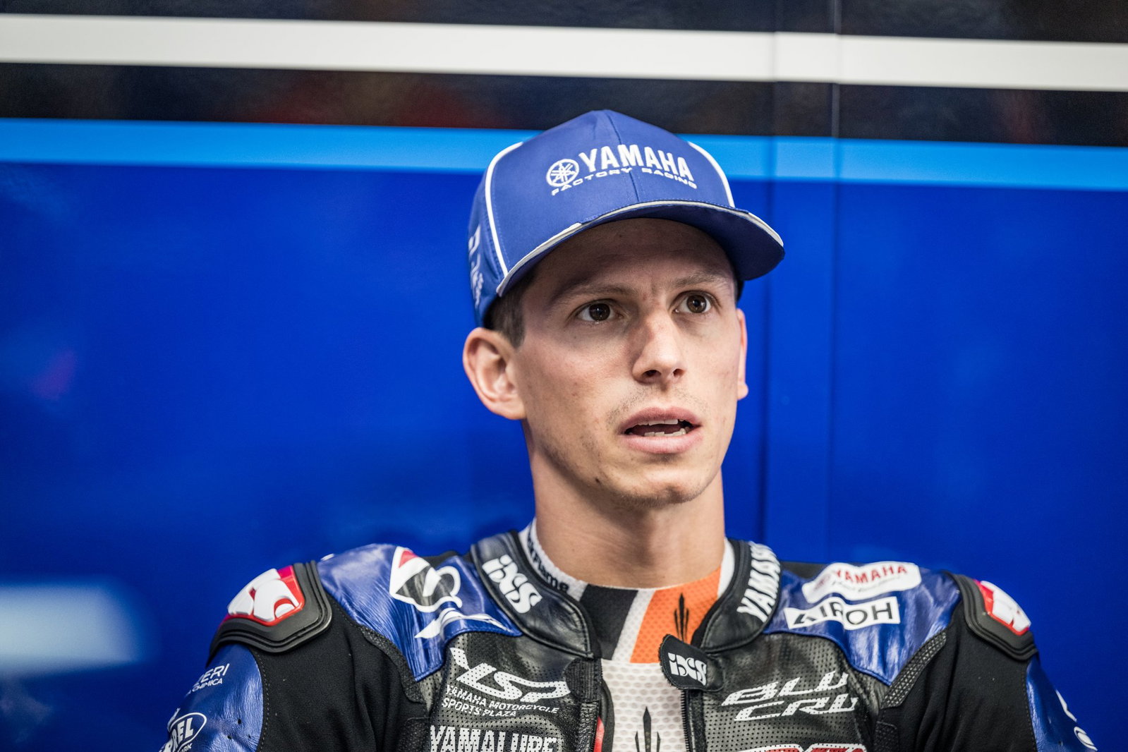 Andrea Locatelli, 2026 Suzuka 8 Hours, pit box. Credit: Yamaha Racing.