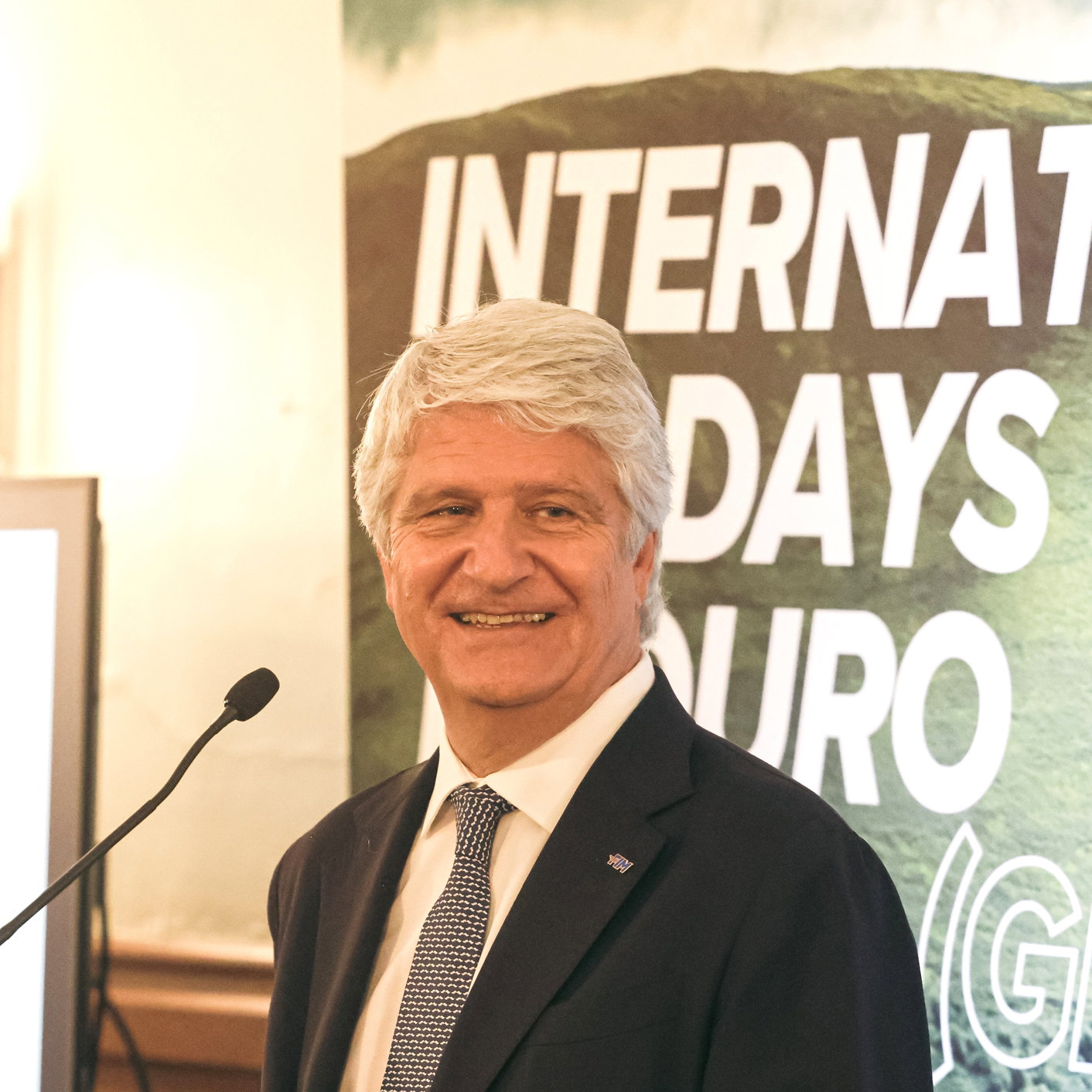 Jorge Viegas at House of Commons event for 2027 6Days enduro. Credit: FIM.