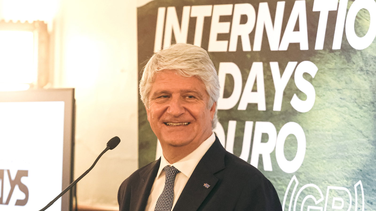 Jorge Viegas at House of Commons event for 2027 6Days enduro. Credit: FIM.