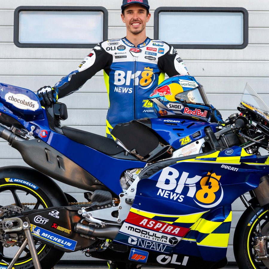 Alex Marquez with special 'Movistar' retro livery for the 2026 German MotoGP.