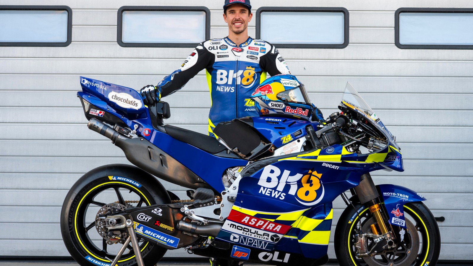 Alex Marquez with special 'Movistar' retro livery for the 2026 German MotoGP.
