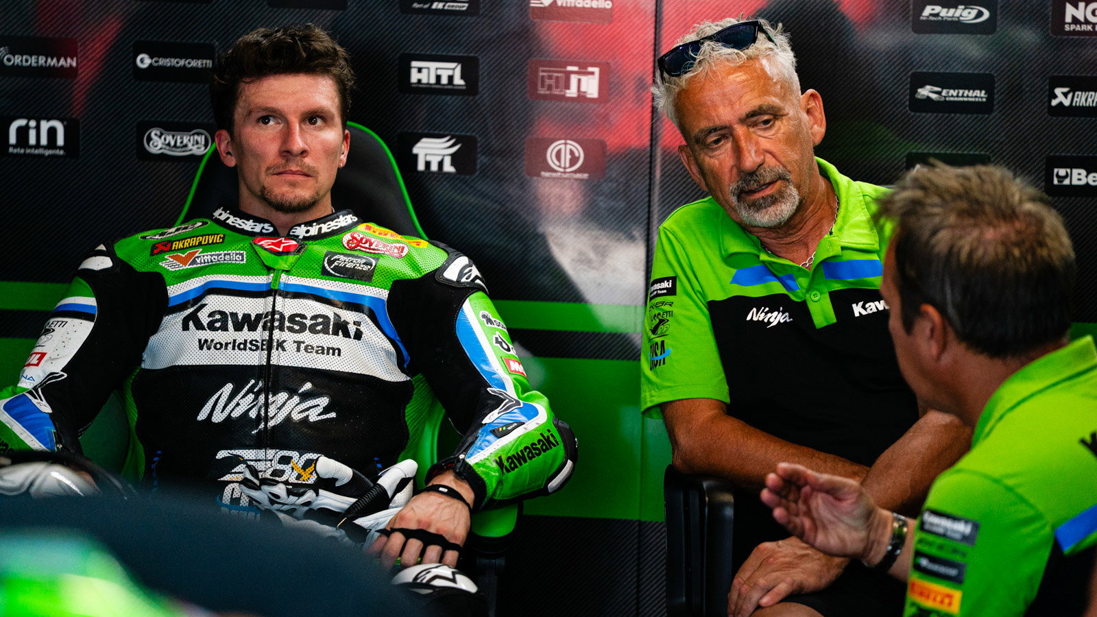 Garrett Gerloff, 2026 UK WorldSBK, pit box. Credit: Tony Goldsmith.