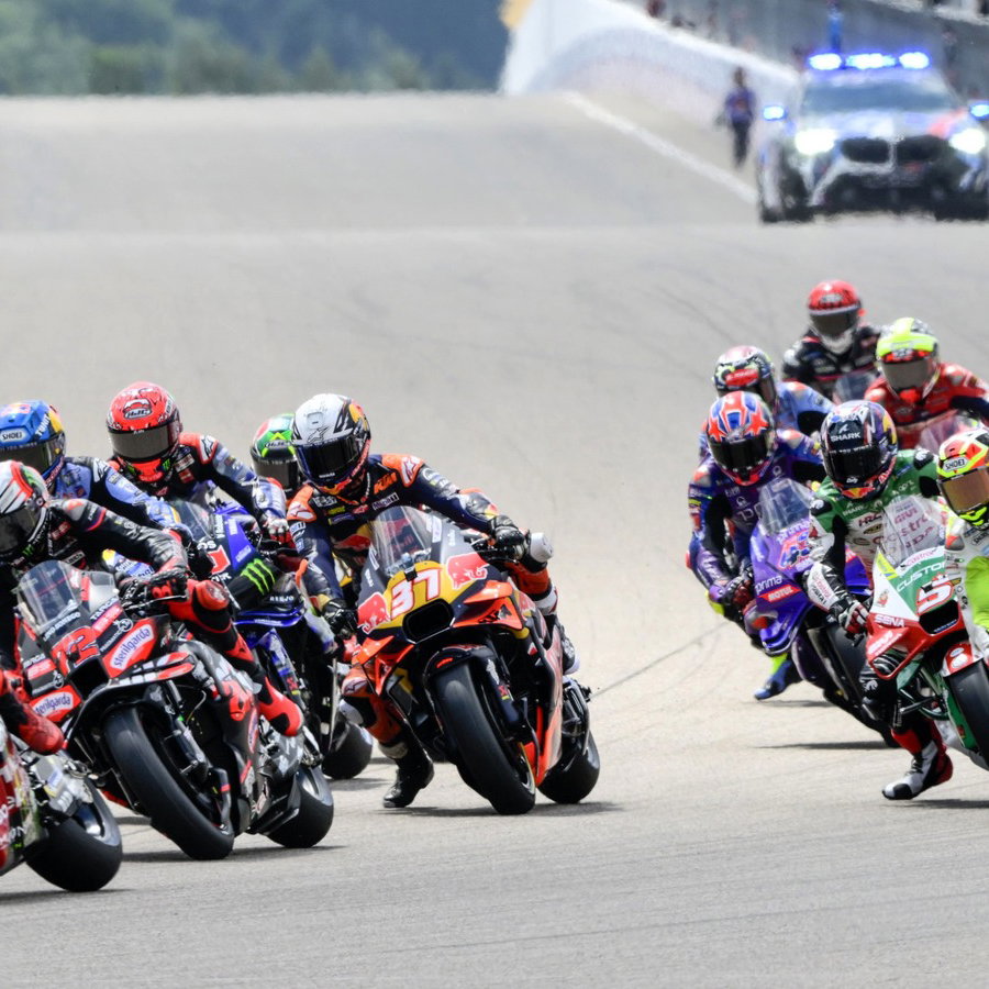 Start, 2025 German MotoGP. 