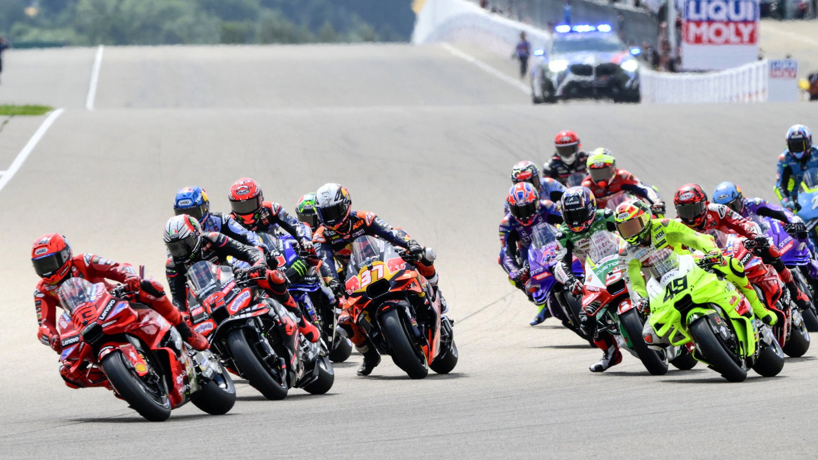 Start, 2025 German MotoGP.