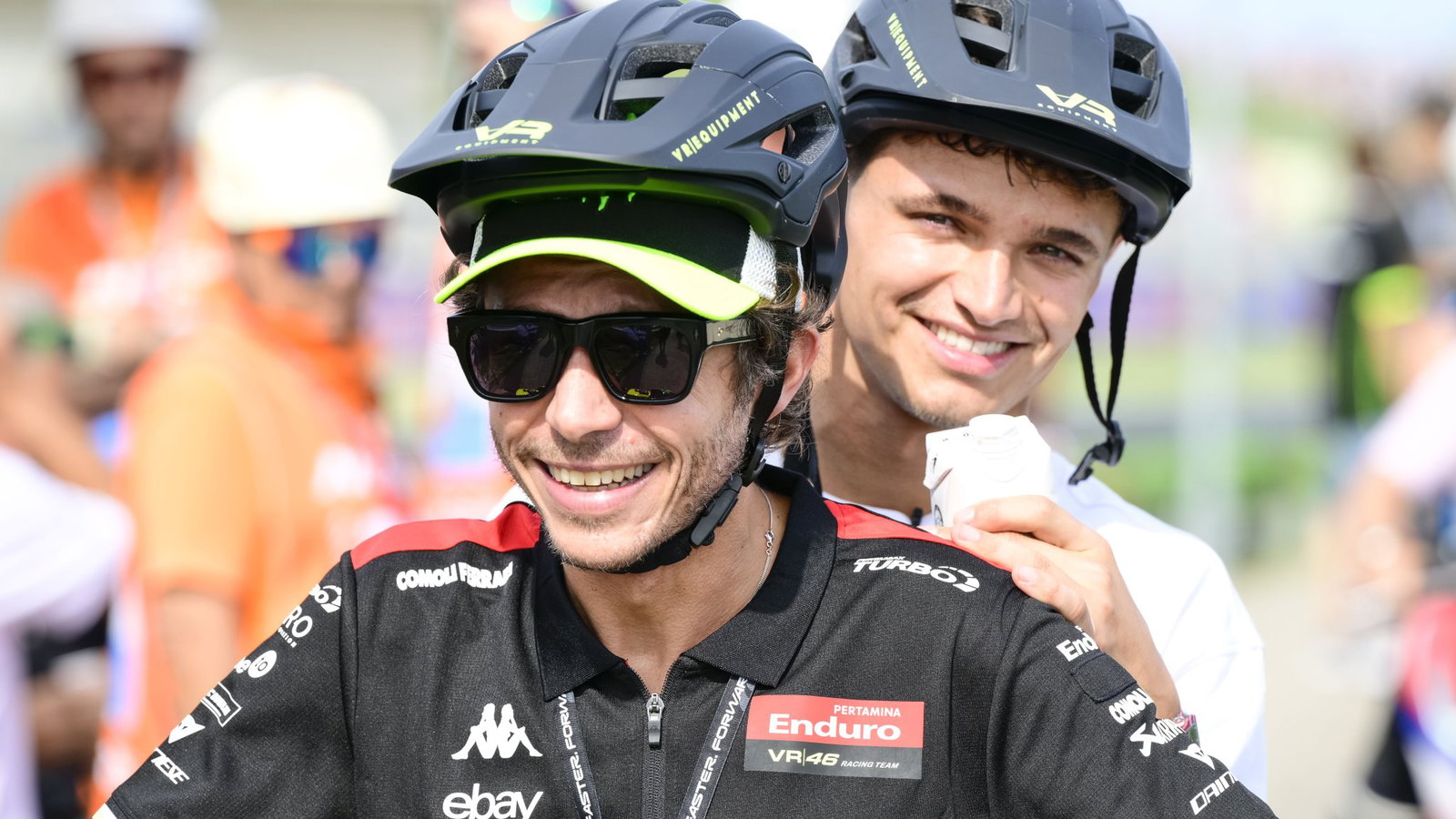 Valentino Rossi, Lando Norris, 2025 Misano MotoGP