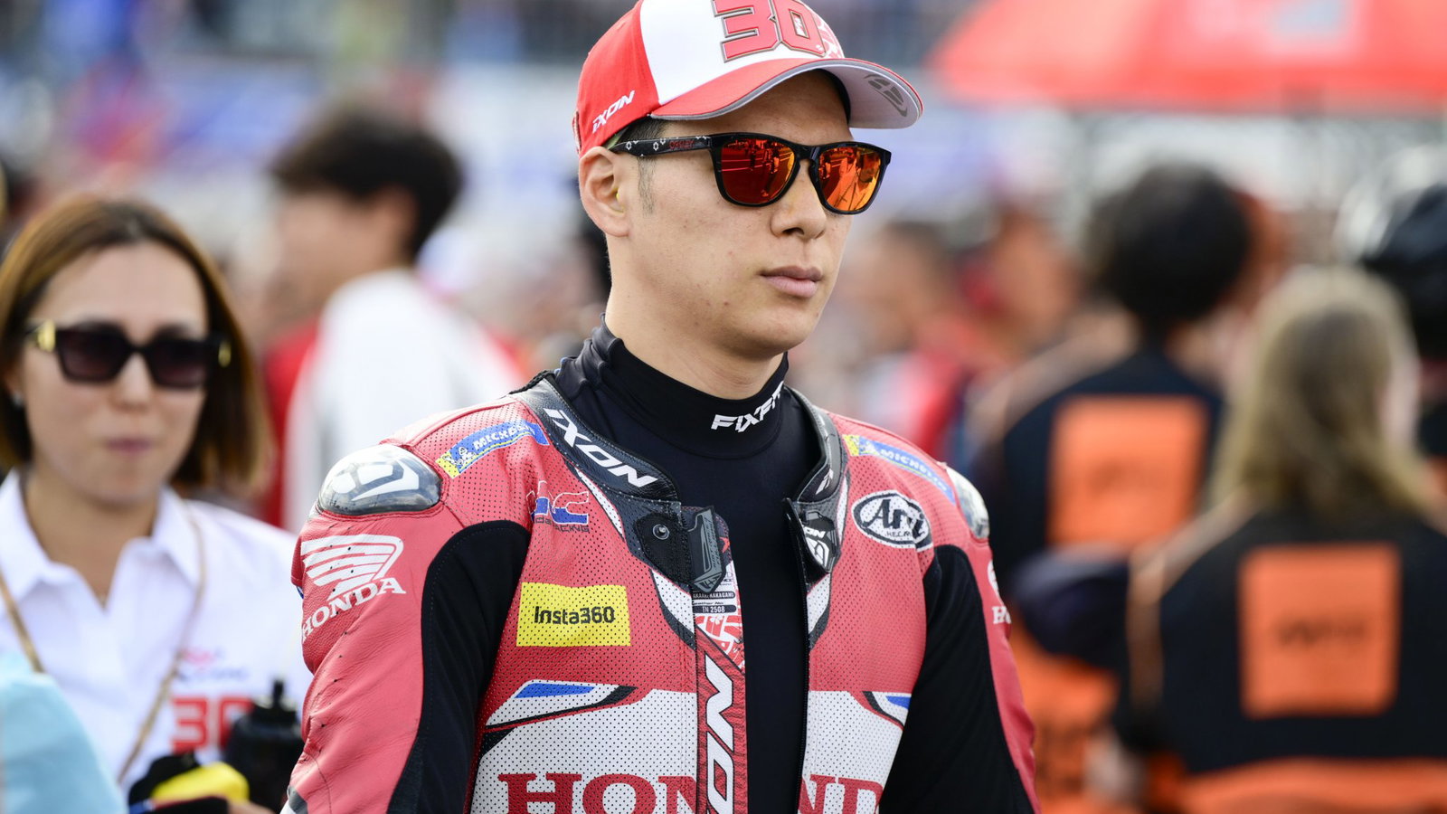 Takaaki Nakagami, 2025 MotoGP Japanese Grand Prix, grid. Credit: Gold and Goose.