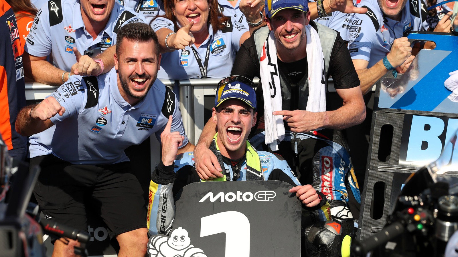 Fermin Aldeguer wins 2025 Indonesian MotoGP.