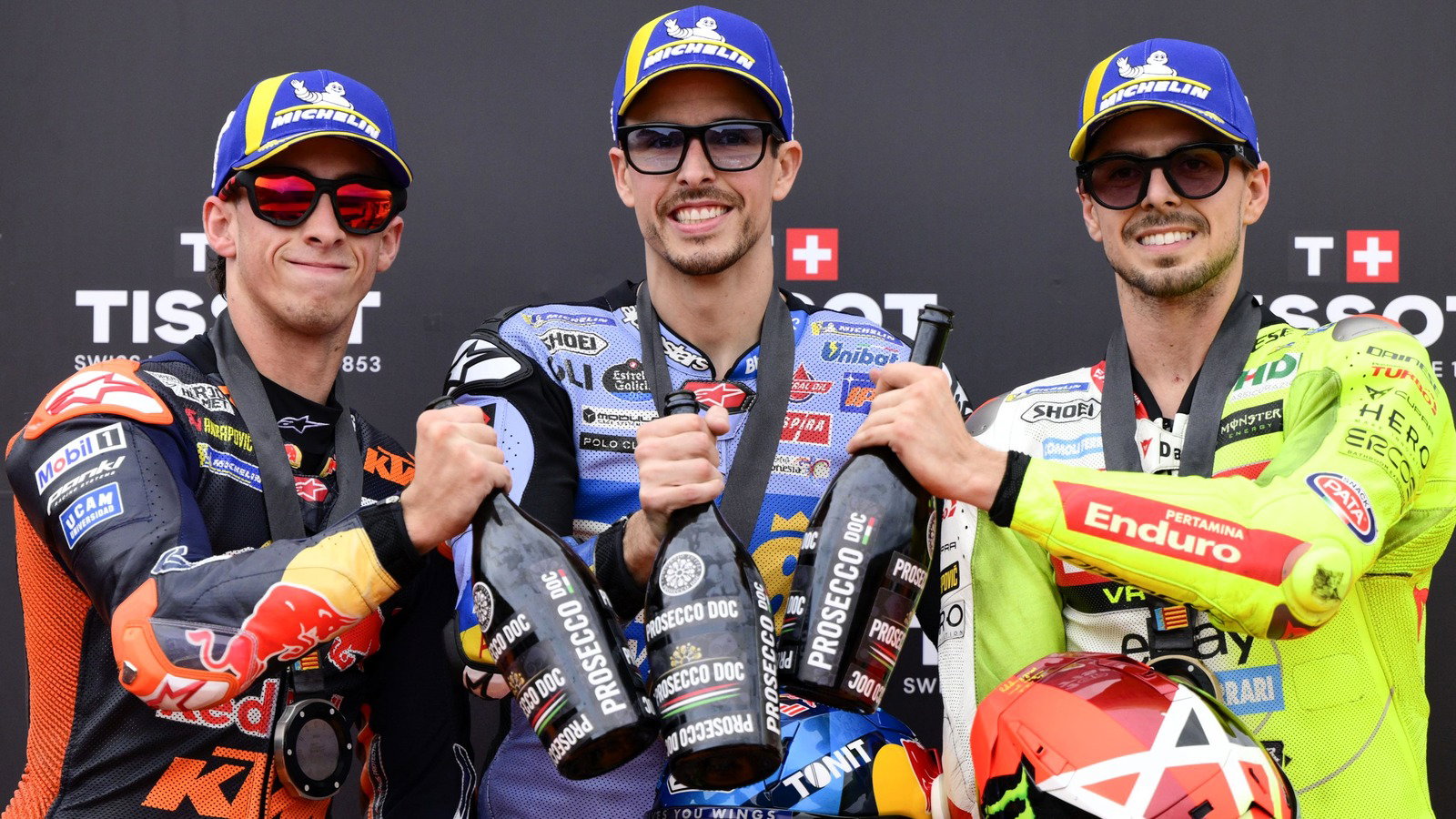 Pedro Acosta, Alex Marquez, Fabio di Giannantonio.