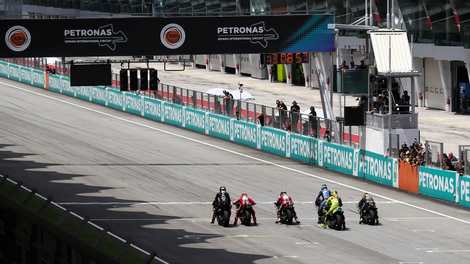 Sepang MotoGP test.