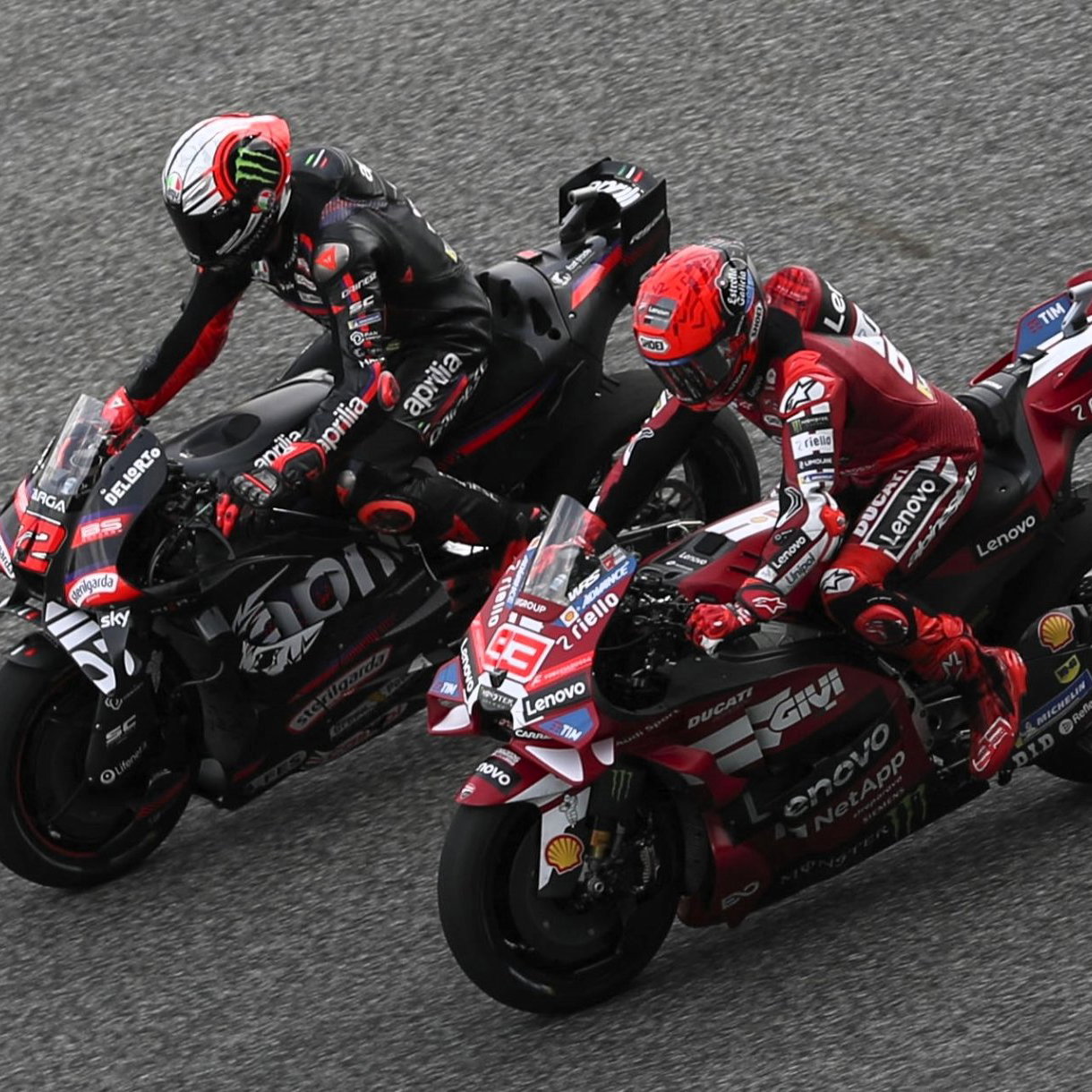 Marco Bezzecchi, Marc Marquez, 2026 Thai MotoGP.