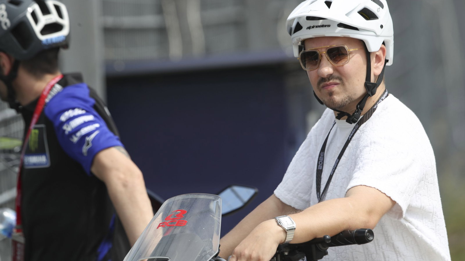 Jorge Lorenzo, trackside at 2026 MotoGP Buriram Test. Credit: Gold and Goose.