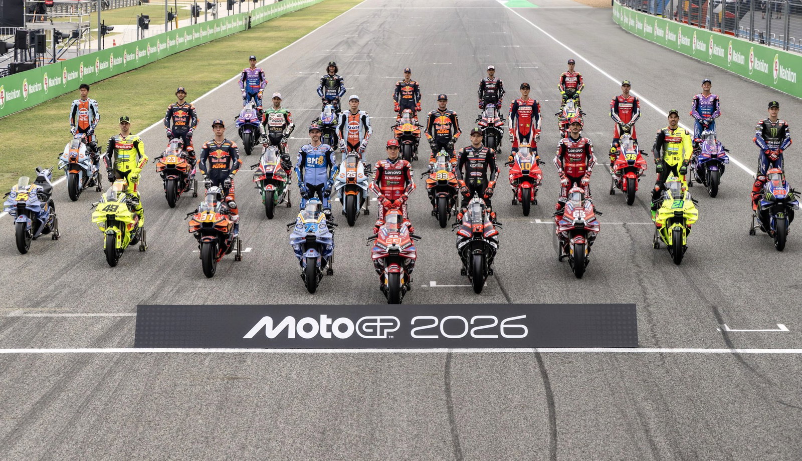 2026 MotoGP riders and machines.
