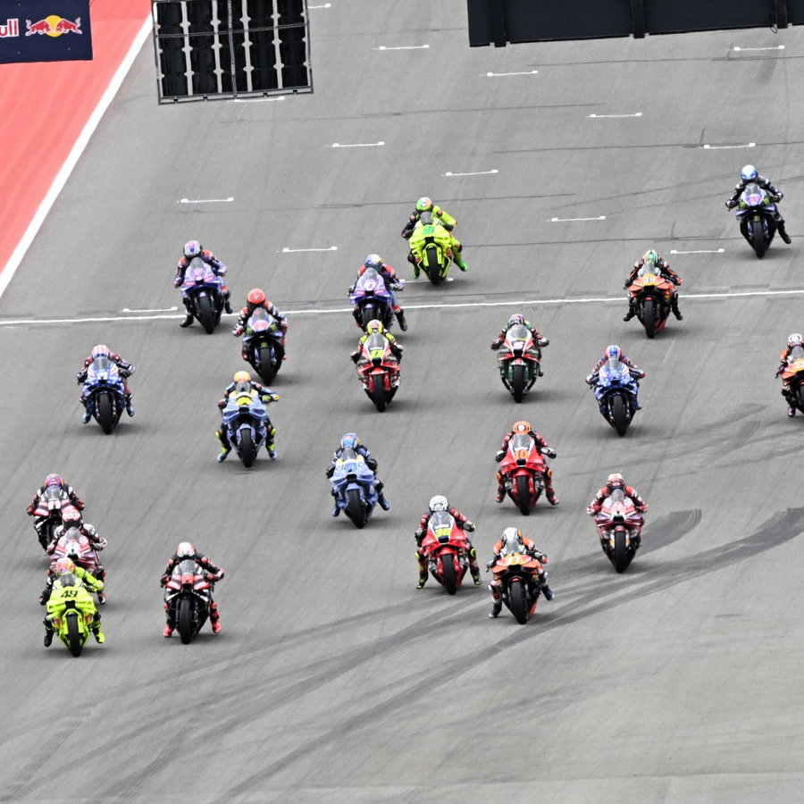MotoGP start, 2026 US Grand Prix.