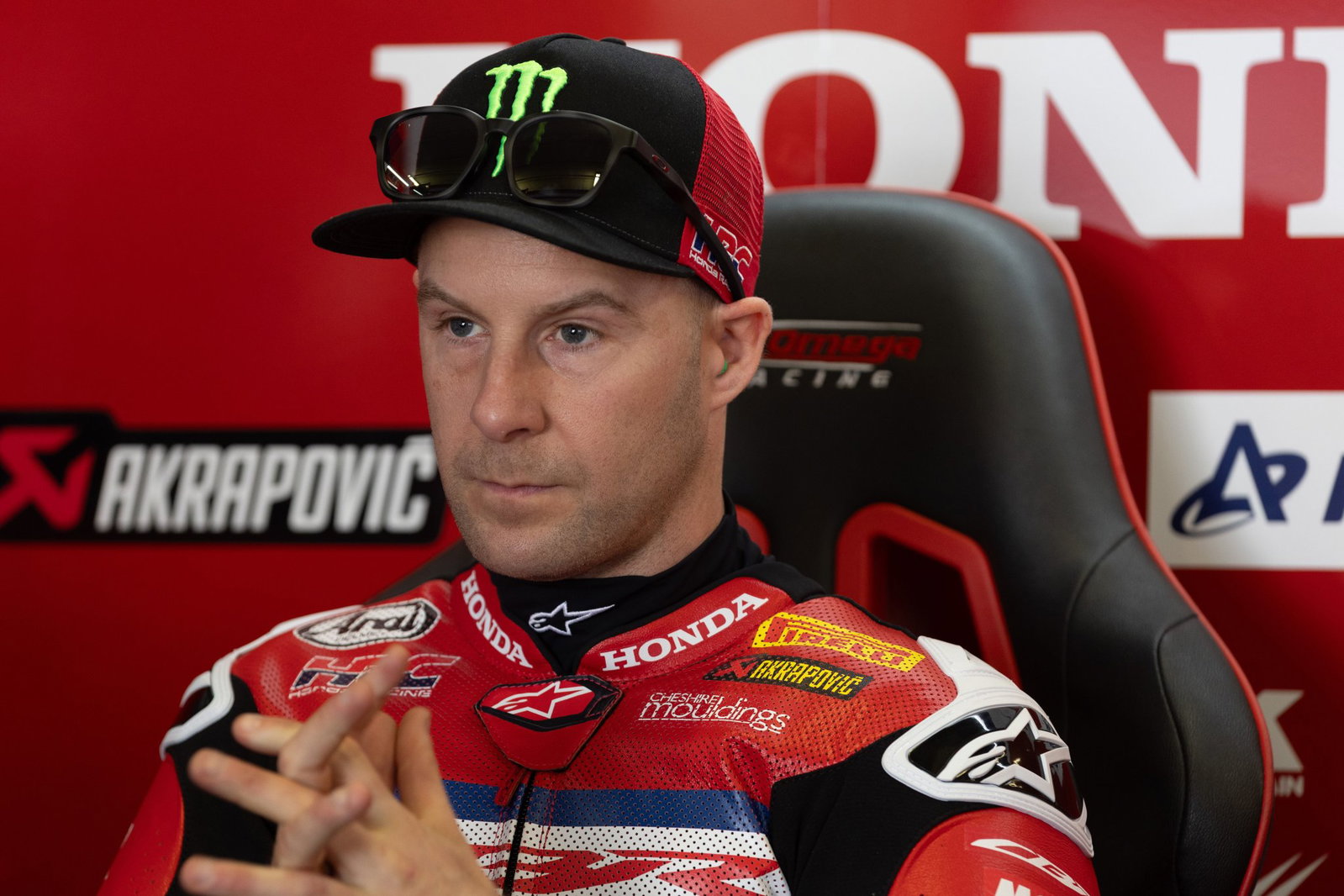 Jonathan Rea, 2026 Dutch WorldSBK, pit box. Credit: Gold and Goose.