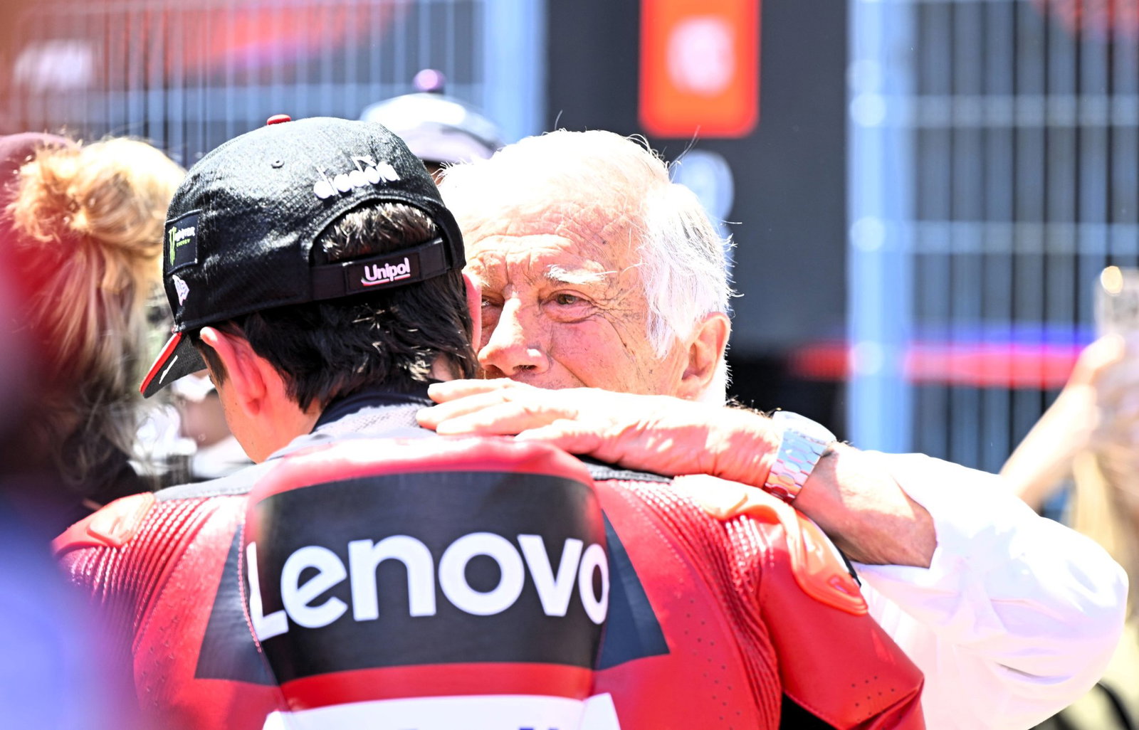 Marc Marquez, Giacomo Agostini, 2026 Spanish MotoGP.