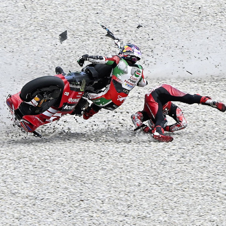Johann Zarco, Catalunya accident.