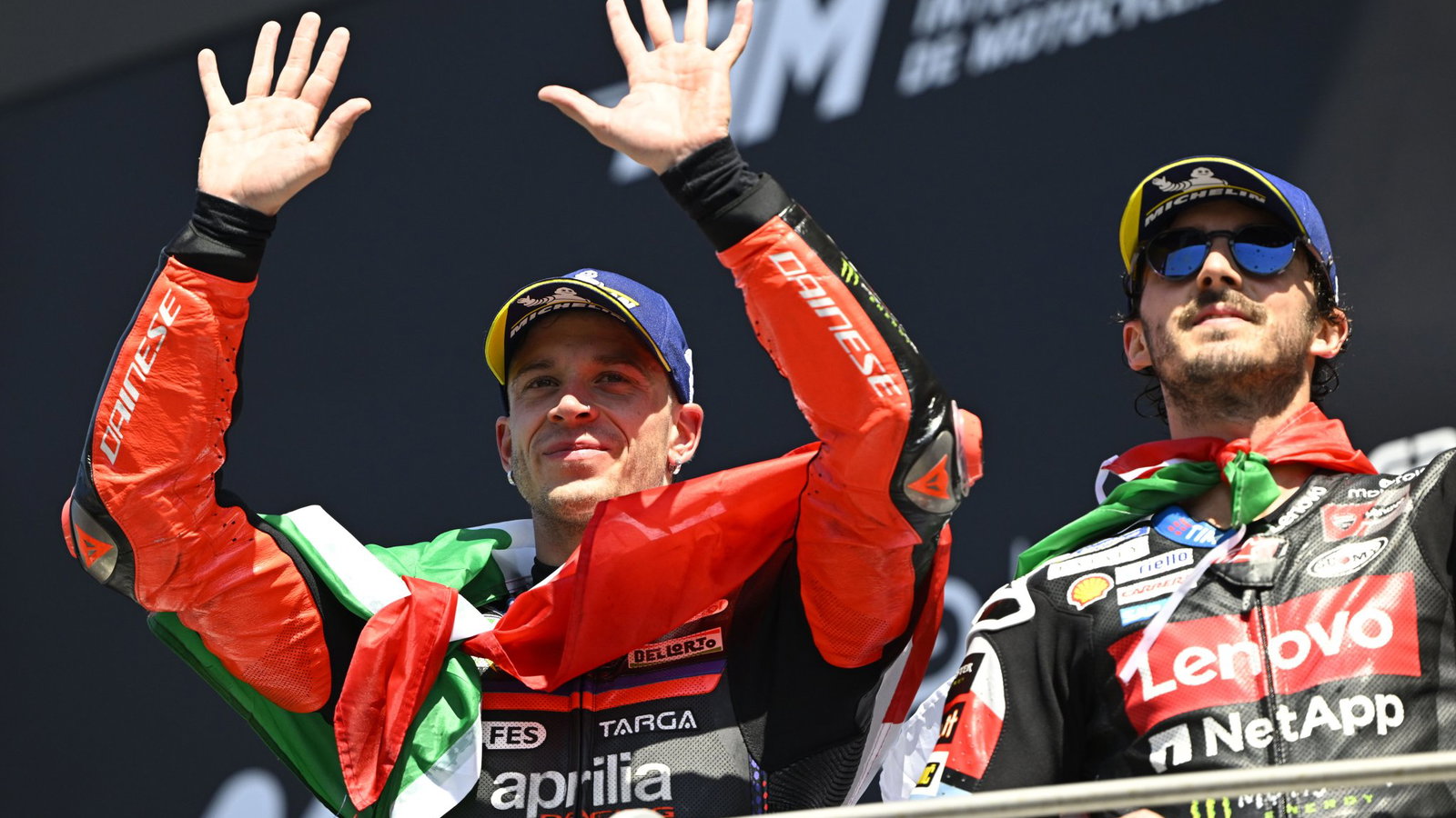 Marco Bezzecchi, Pecco Bagnaia, 2026 Italian MotoGP
