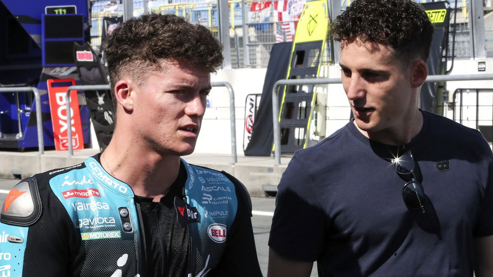 Dani Holgado, Pol Espargaro. 