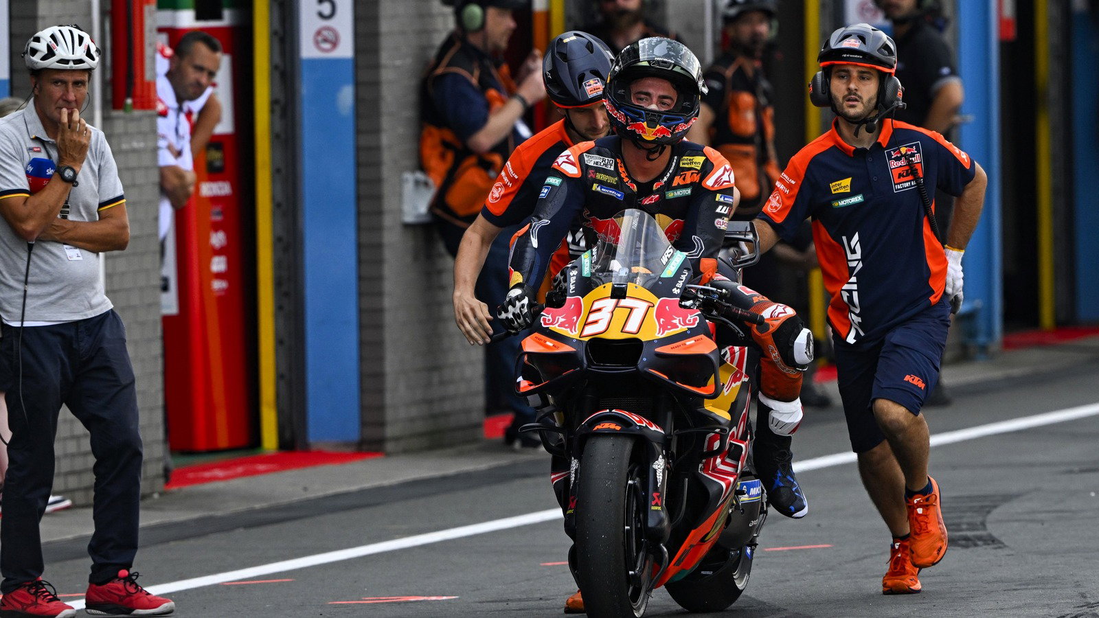 Pedro Acosta, engine issue, 2026 Dutch MotoGP.