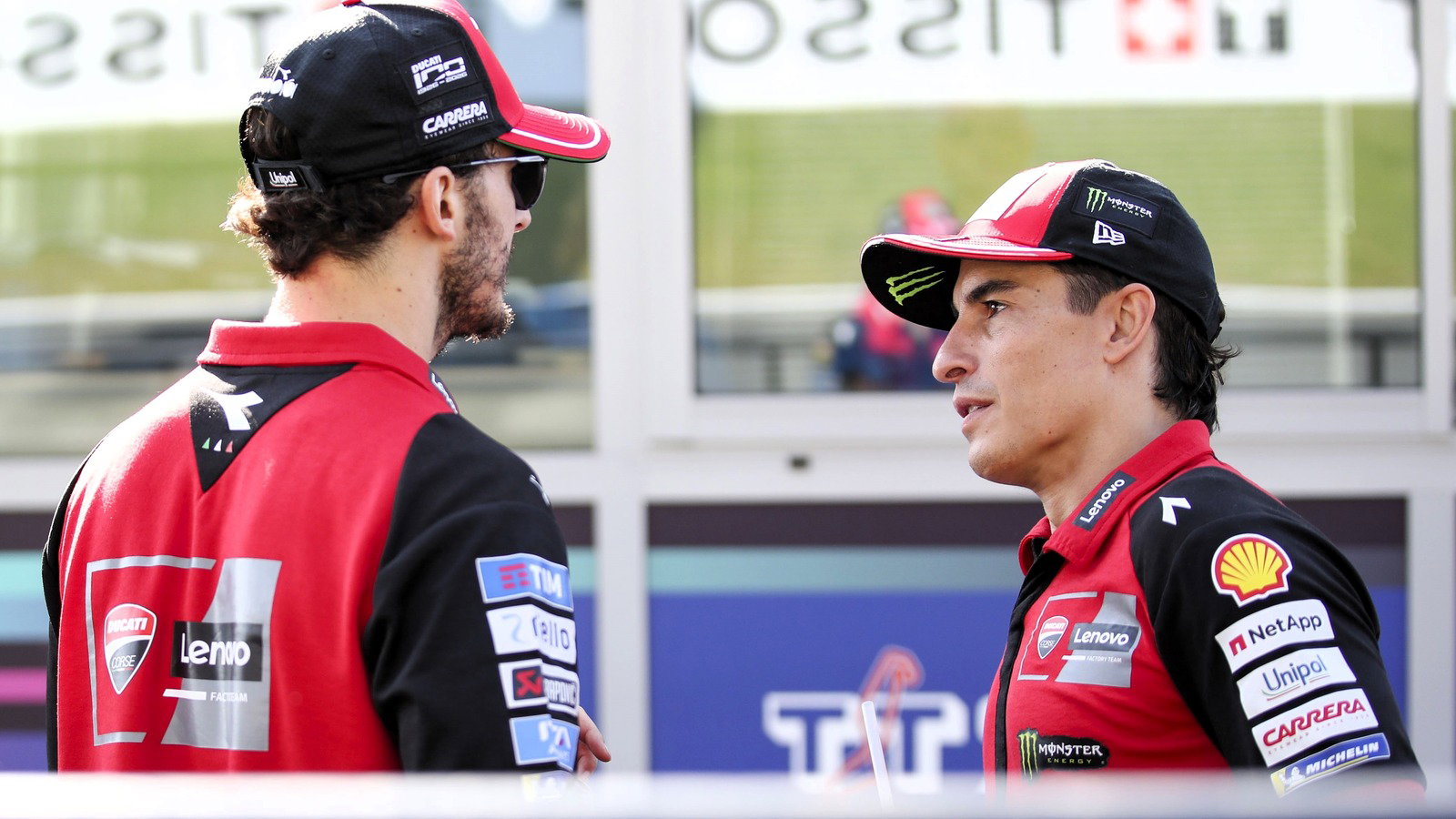 Marc Marquez, Pecco Bagnaia, 2026 Assen MotoGP. 